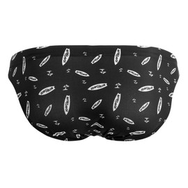 ErgoWear EW1766 X4D SW Swim Briefs Color Black-White Size L