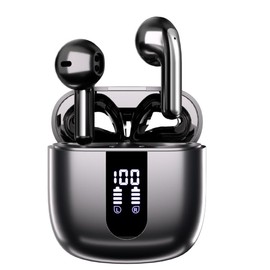 JBES Kopfhörer Kabellos Bluetooth 5.4, In Ear mit 6 ENC Mikrofon Bluetooth Kopfhörer, 60 Std Stereo Kabellose Kopfhörer Noise Cancelling Earbuds, USB-C, IP5 Wasserdicht Ohrhörer für Arbeit Sport