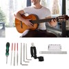 Guitar Maintenance Tool Kit Hex Wrench File Screwdriver Ruler String