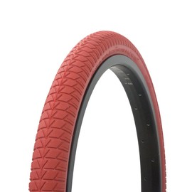 Fenix Cycles Wanda Vendetta Tread Bicycle Tire White Wall 20 x 1.75, for Bikes, (Red)