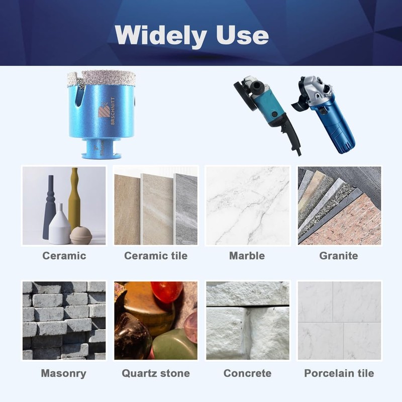 2 Inch Diamond Core Drill Bit for Porcelain Tile Ceramic