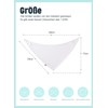 FUTURE FOUNDER Baby White Bibs for Painting, Triangular Scarf, 10