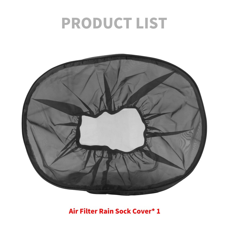 HDBUBALUS Harley Air Filter Rain Sock Cover for Harley Sportster