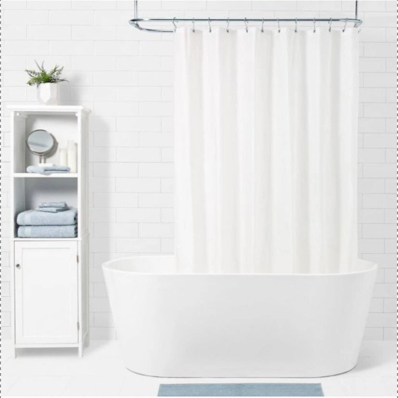 Made by Design 2-Pack PEVA Shower Liner Medium Weight 71"x71"