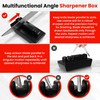 Knife Sharpener Tool, Rolling Knife Sharpener 5 in 1 Kit