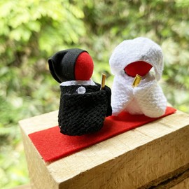 [Ohanamoana] Prayers, Weddings, Reception, Welcome Board, Kimono Sarubobo Set, Wedding Goods, Accessories, Figurine, Crepe, Salbobo