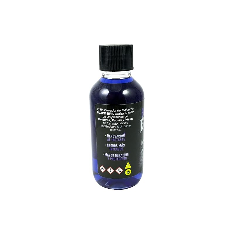 Restaurador de plastico y molduras Black Bril 125ml. Cuidado Exterior.