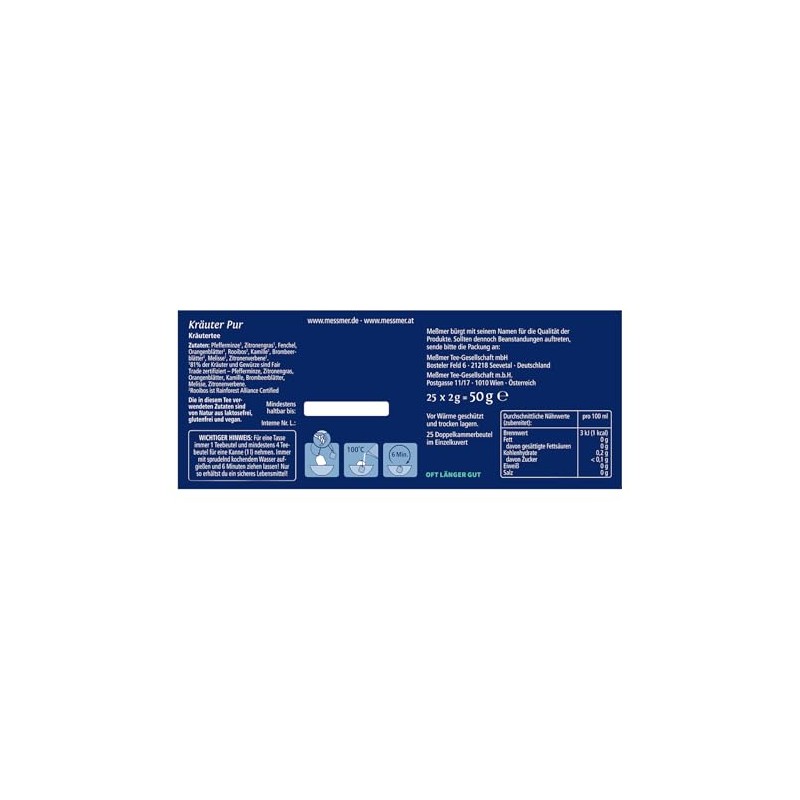 Meßmer Pure Herbs | 6 x Pure Herbs Value Pack