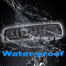 GRAND ORANGE 3rd Third Brake Stop Lamp Compatible with Dodge Ram 1500 09-17 / Ram 2500 3500 10-17 LED Truck Tailgate Light Bar Cargo Smoke