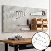 twinklemon 150PCS Pegboard Hooks 2/4/6 Inch Peg Board Organizer Accessories