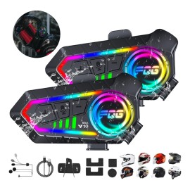 Intercomunicador Casco Bluetooth Para Moto Y10-max 2pcs