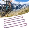 Mountain Bike Chain Fully Plated Rustproof Colorful 11 Speed Bicycle