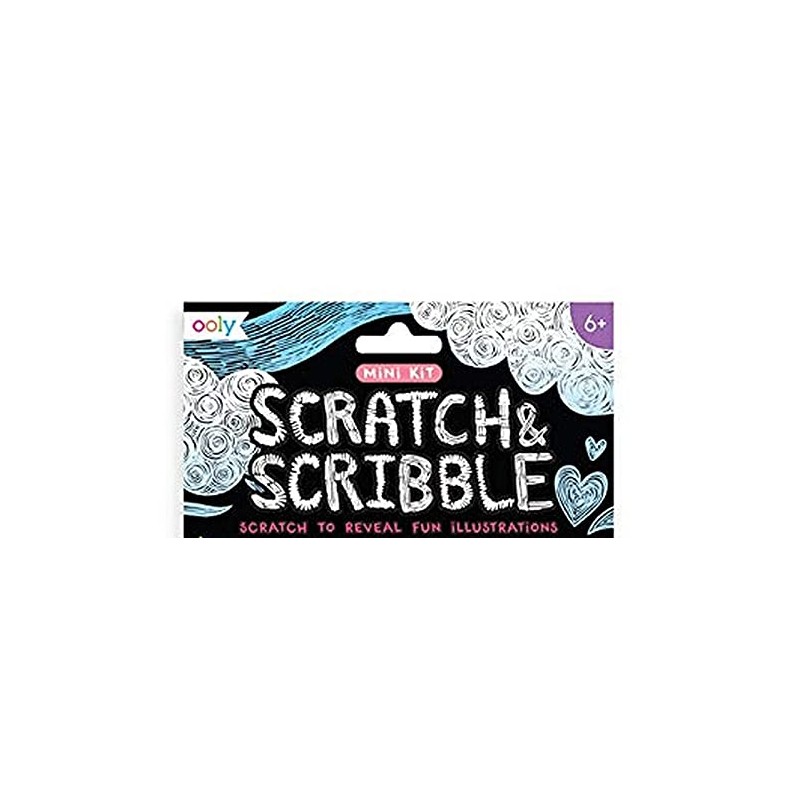 Ooly Mini Scratch & Scribble Art Kit: Cutie Cats