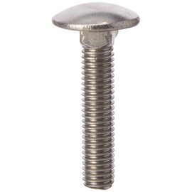 AHCM5 5mm x 25mm A2 Stainless Steel Cup Square Carriage Bolts Without Nuts (Pack of 50 Coach Bolts)