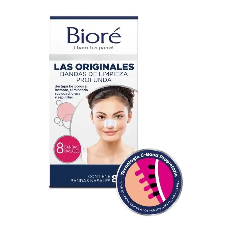 Bioré Originales, Bandas De Limpieza Profunda