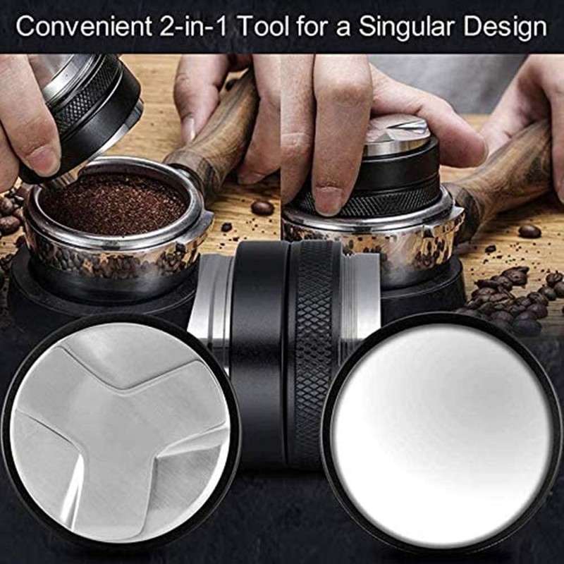 Coffee Distributor,51mm 2 in 1 Leveler & Tamper,Coffee Tamper,Espresso Distribution