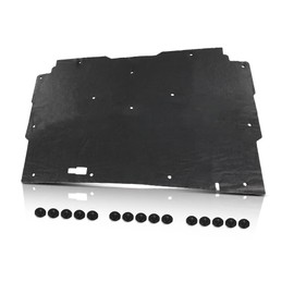 PIT66 Hood Insulation Pad 1/2" with Clips Compatible with Chevy S10 1982-1993, Compatible with Chevy S10 Blazer 1983-1993