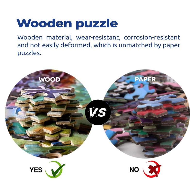 1000 Pieces Puzzles for Adult Wooden Jigsaw Puzzle 1000 Piece