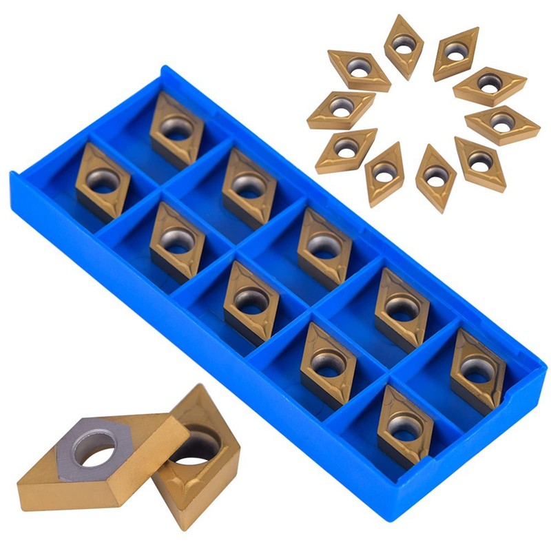10pcs CNC Carbide Insert Cutters, CNC Milling Inserts Indexable Lathe