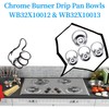 Burner Drip Bowl 2 Large 8'' WB32X10013 & 2 Small