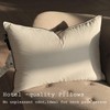 HYVIF Luxury High Fill Power Down Pillow 700Fill， Breathable Cotton