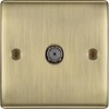 BG Electrical Single Socket For TV or FM Co-Axial Aerial