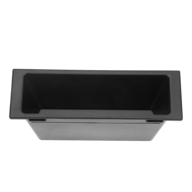 Car Stereo Radio Storage Box Black Large Storage Space Dash