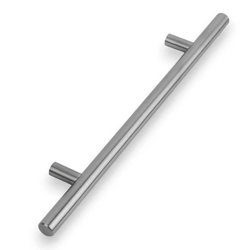 HANDLESTORE® Pack of 10 T-Bar Pull Handles - Satin Stainless,