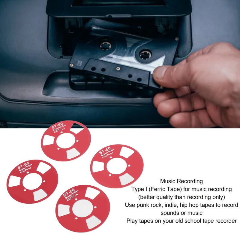 DIY Reel to Reel Cassette Retro Blank Metal Reel Cassette
