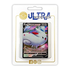 my-booster SWSH04-FR24-UB-140 Togekiss V 140/185 Ultraboost X Epée et Bouclier, 4 Voltage Éclatant, Box of 10 French Pokémon Cards