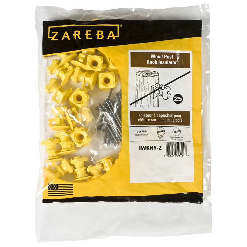 Zareba Systems IWKNY-Z Z Insulator with Double-Headed Nails, 250 Pack