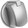 SPARES2GO Control Knob Switch Button for Indesit Cooker Oven (Silver/INOX)