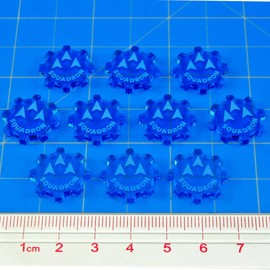 LITKO SW: Armada, Squadron Command Tokens, Fluorescent Blue (10)