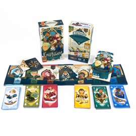 Pandasaurus Games Courtisans Card Game - Navigate Intrigue and Influence at The Queen's Banquet! Strategy Game, Fun Family Game for Kids & Adults, Ages 8+, 2-5 Players, 20-30 Min Playtime, Made