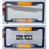 Unbranded Reflective Orange Pak In Metal Carbon Fiber Look License