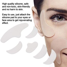 Silicon Smile Lift Patch Pad, 6Pcs Anti Arrugas Piel Lifting Patches Reutilizable Suavizante Eye Chin Face Pads