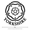 Yorkshire Rose Text Car Sticker Novelty Window Bumper Decal Van