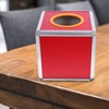 NUOBESTY 20CM Lottery Lucky Box Square Raffle Ball Game Box