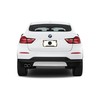 DMSE Palm Tree Beach Theme Universal Metal License Plate Frame