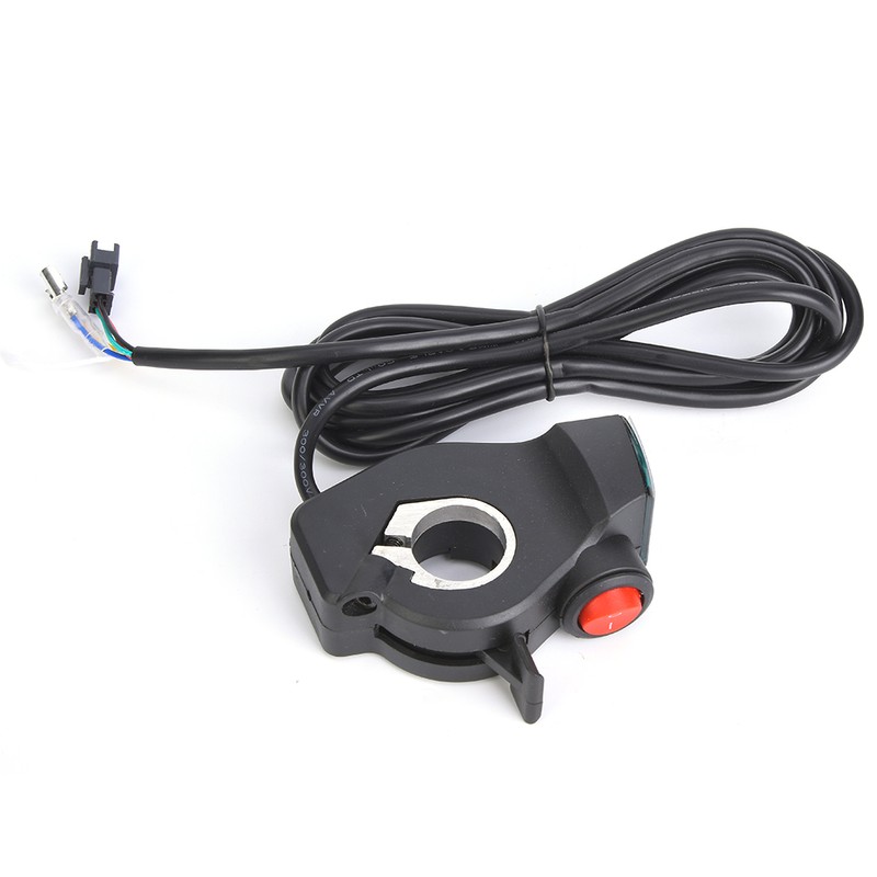 E Bike Thumb Throttle LCD Digital Battery Voltage Display Switch