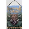 Blechschild With Cord 30 x 20 cm Outdoor Real Chaser Club - Hunt or Be Hunted - Blechemma