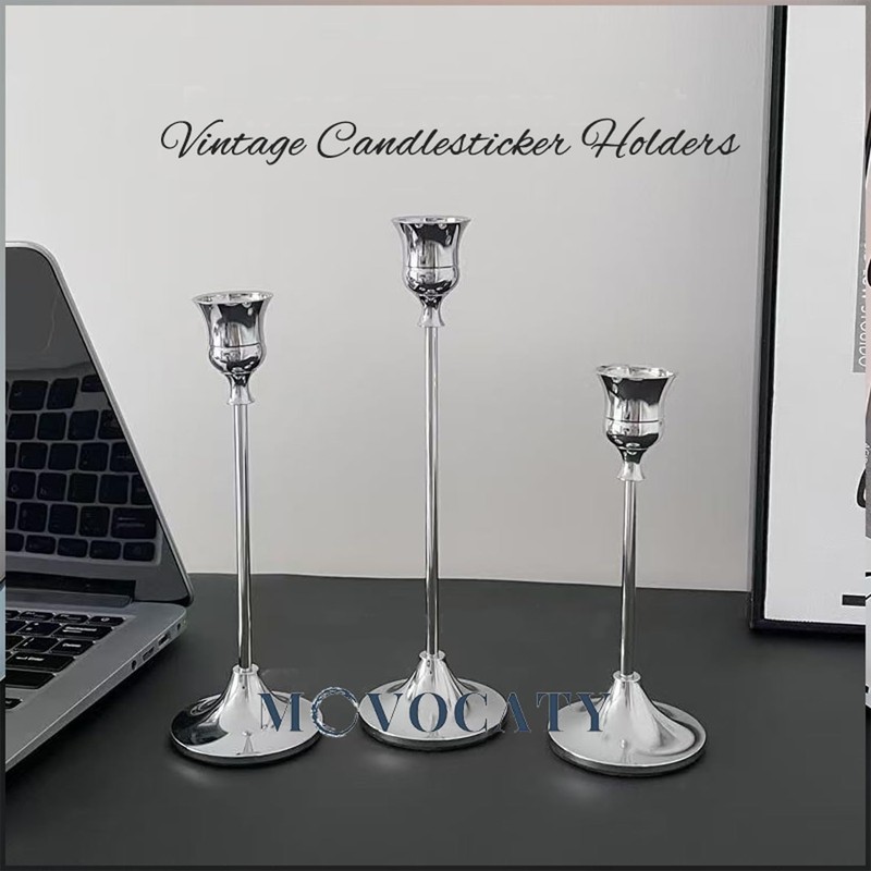 Candle Holders 6pcs Taper Candlestick Holders for Table Centerpiece Home
