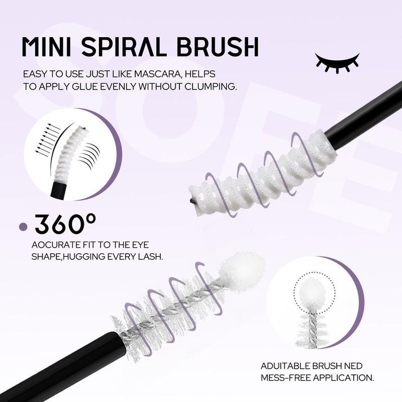 SOFENIDA Lash Glue Bond and Seal for Eyelash Clusters Lash