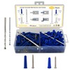 Kevinrooty Conical Concrete Wall Anchors and Screws Kit,240 Pcs Wall