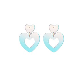 Stocking Stuffers Holiday Outfits for Women 2024 Heart Earrings for Women Valentines Day Earrings Heart Hoop Earrings Dangling Heart Earrings Jewelry Gifts