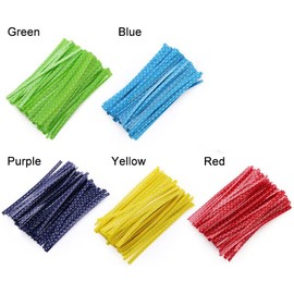 Newkita Clear Goodie Bags - 8x10 Cellophane Treat Bags With 4" Twist Ties, 100 Pack