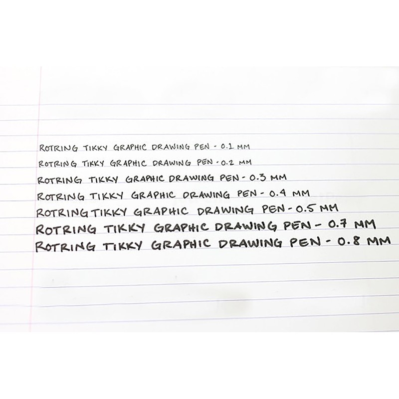 Rotring Tikky Graphic (Pack of 12 Felt-Tip Pens 0.8 mm