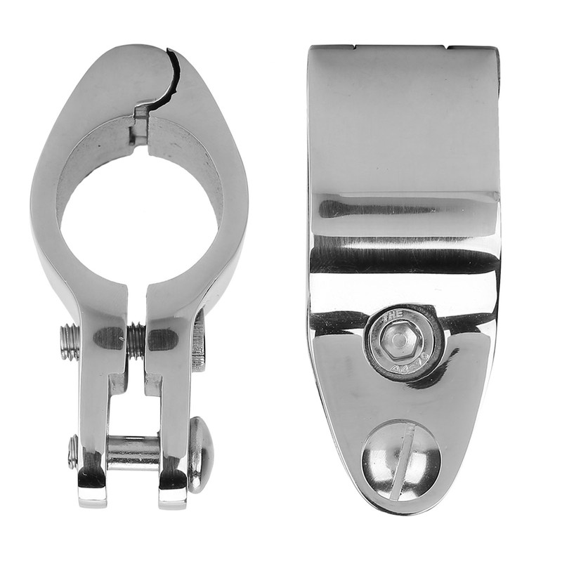 2pcs Stainless Steel Boat Marine Hinged Upper Jaw Slide Hardware