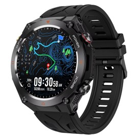 GPS Smartwatch Men's Barometer Military Watch Compass Altimeter Outdoor Sports Watch Fitness Watch Phone Function Health Watch Blood Pressure Heart Rate Monitor Pedometer Running Watch Activity