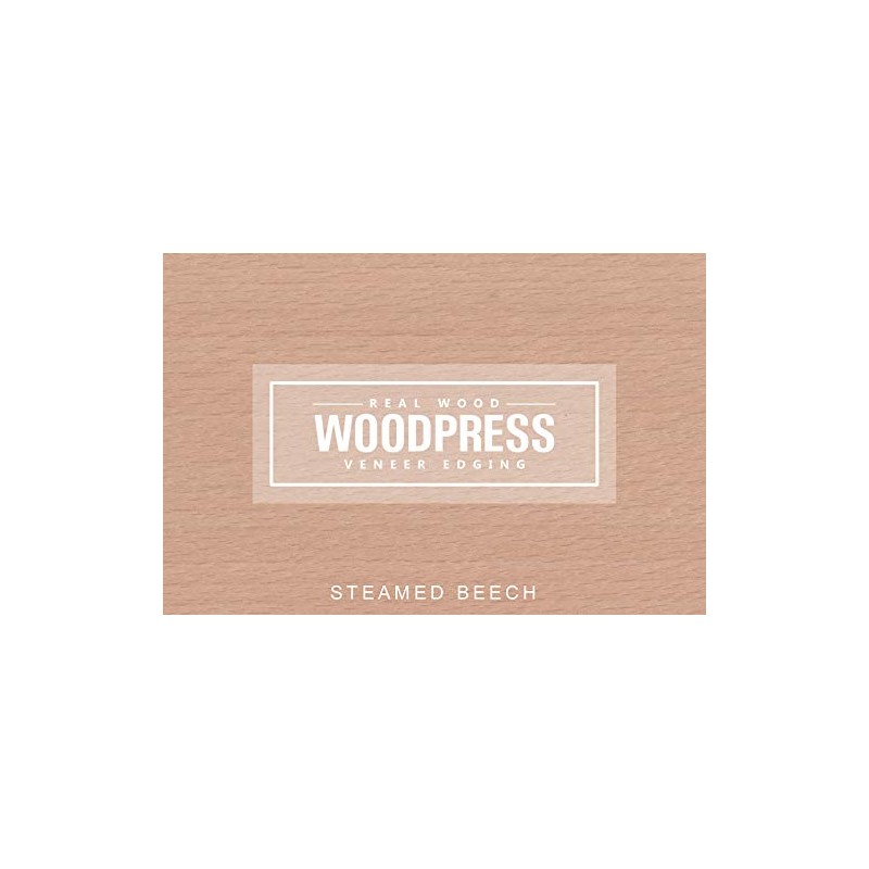 WoodPress® Real Beech Wood Veneer - Pack of 6 Sheets